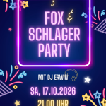 3. FOX & SCHLAGER PARTY